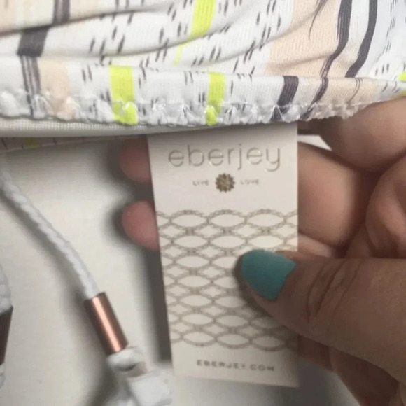 Eberjey Dream Catcher Cora Bikini Top Multi Sz M - Picture 4 of 8